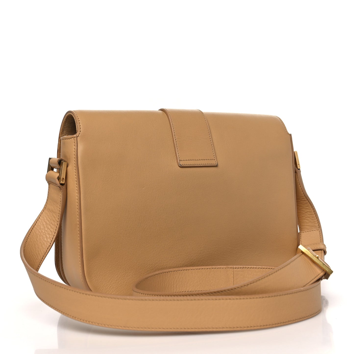 Calfskin Classic Y Satchel Beige