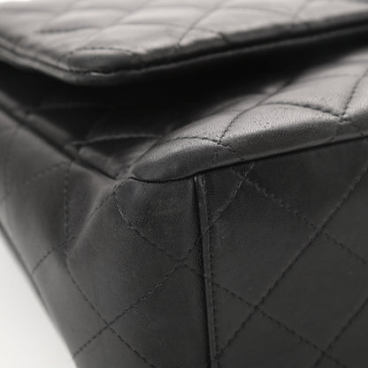Chanel Lambskin Quilted Maxi Double Flap Black 9 of 21