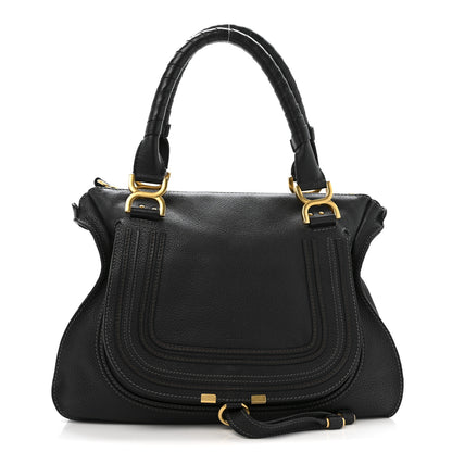 Chloe Calfskin Medium Marcie Satchel Black 1 of 15
