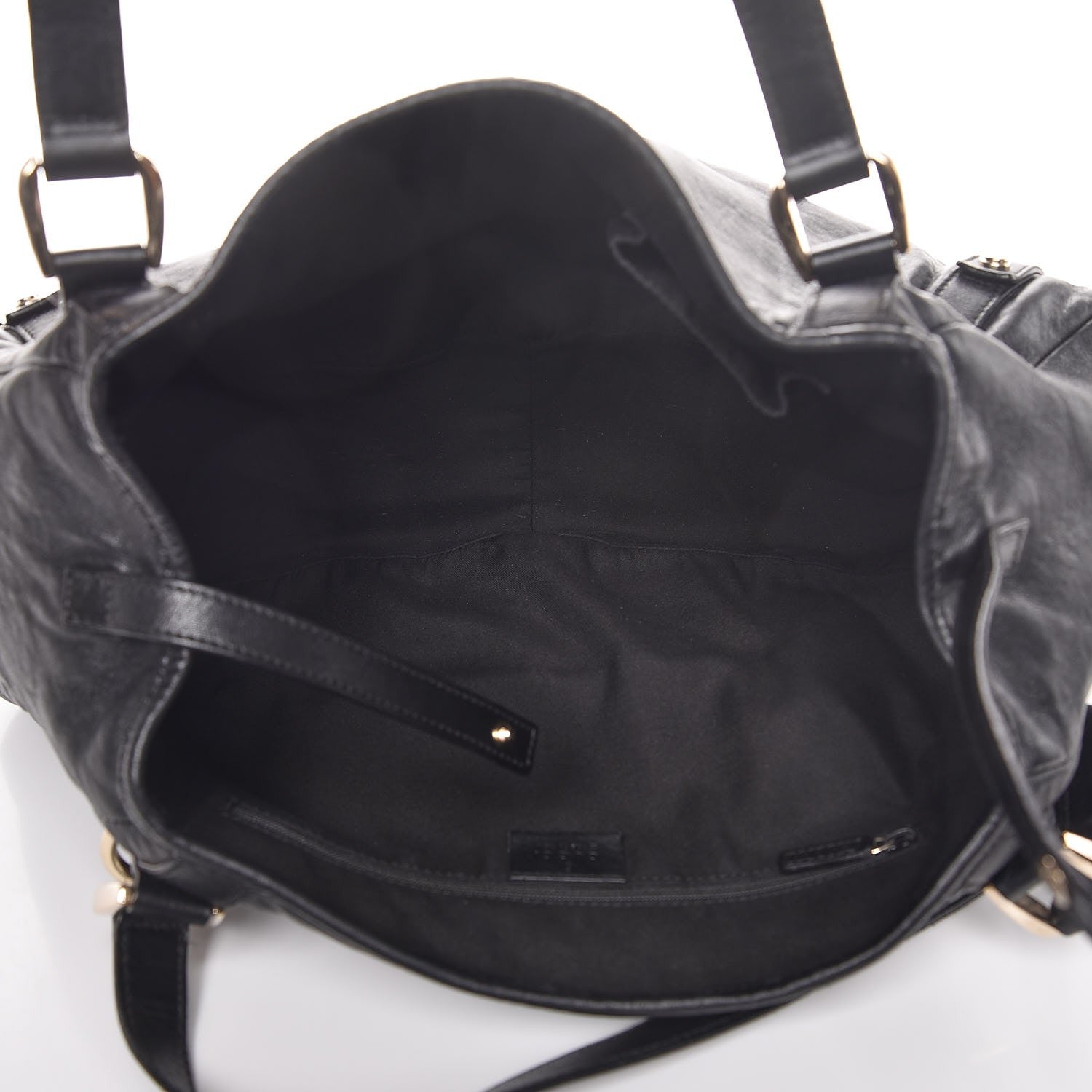 Gucci Calfskin Medium Abbey Shoulder Bag Black 5 of 9