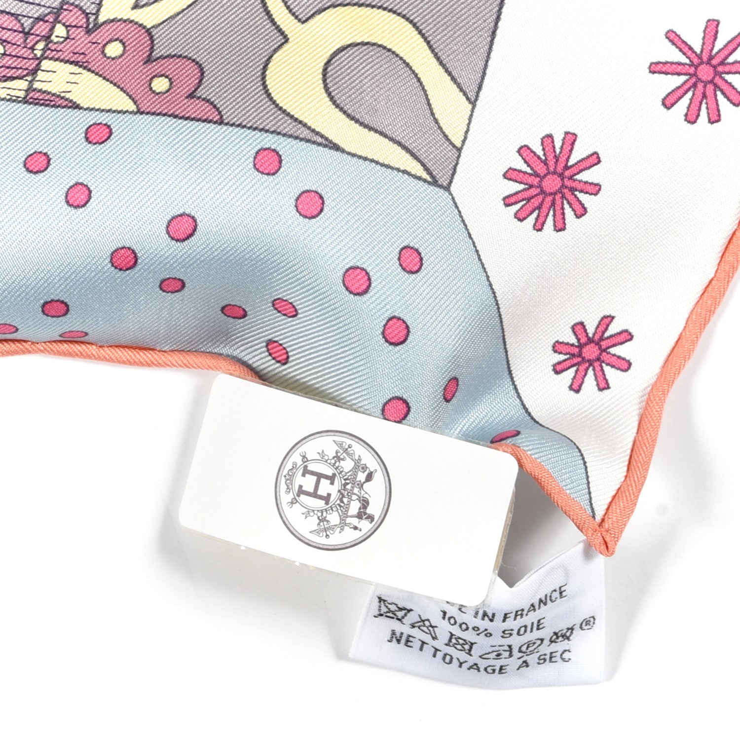 Hermes Silk Le Premier Chant Scarf 90 Violet Bleu Glacier 7 of 7