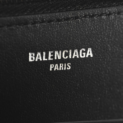 Balenciaga Textured Calfskin Passport Phone Holder Green 6 of 9