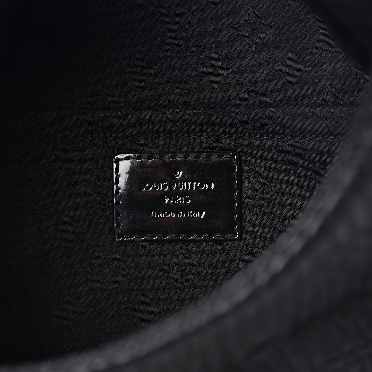 Calfskin Quilted Monogram Altair Clutch Black