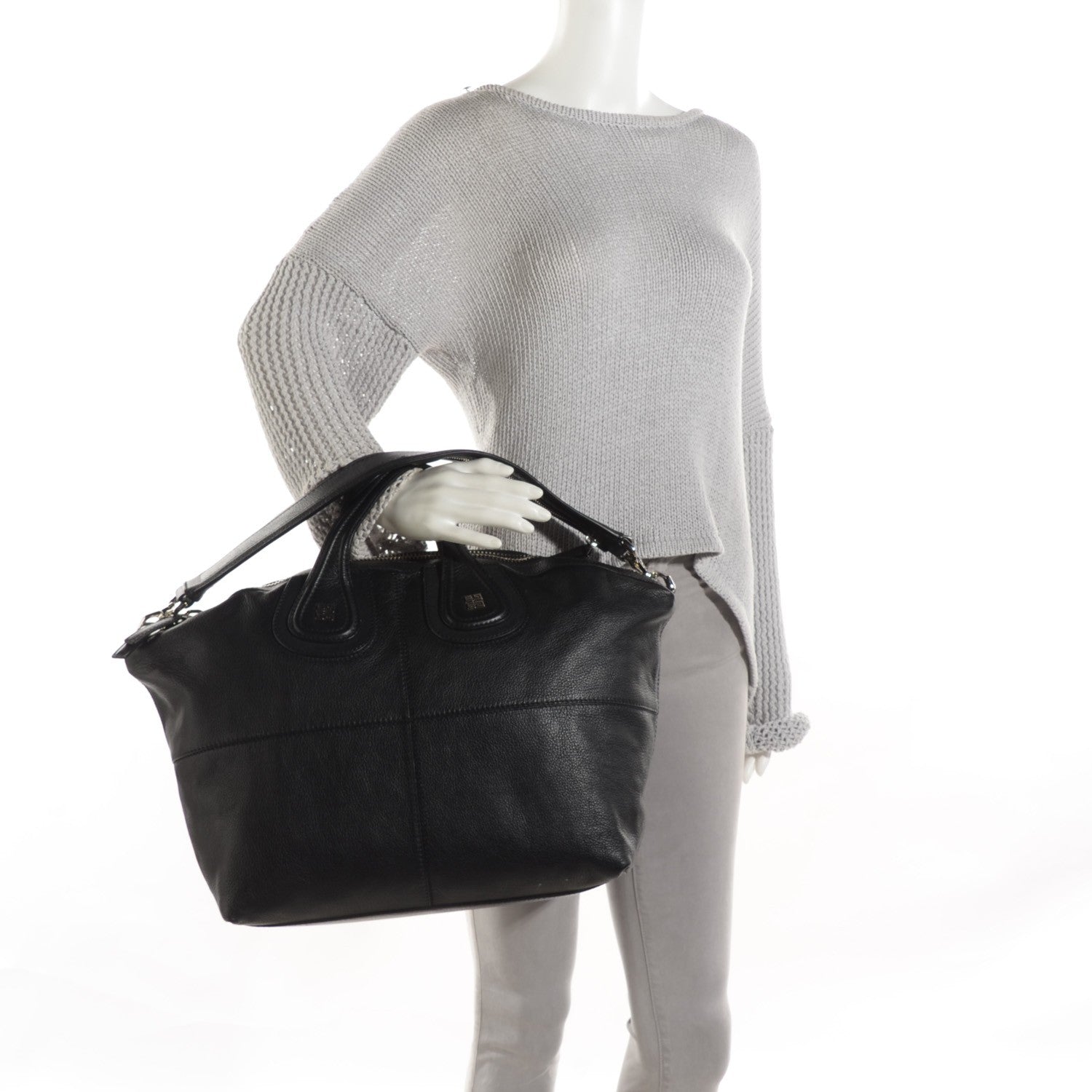 Givenchy Sugar Goatskin Medium Nightingale Black 2 of 7