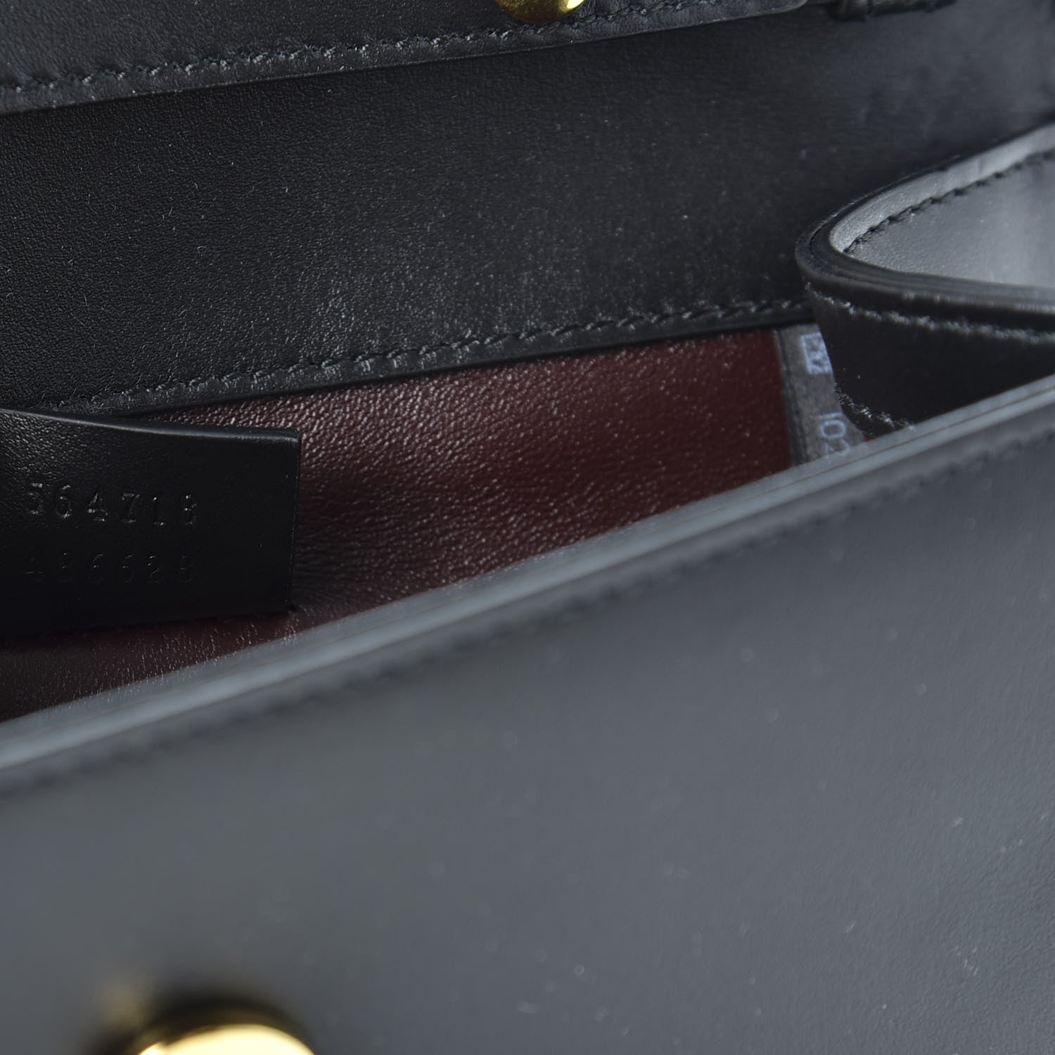 Gucci Smooth Calfskin Mini Zumi Shoulder Bag Black 8 of 9