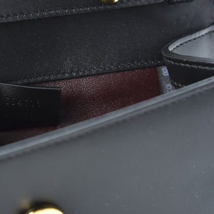 Gucci Smooth Calfskin Mini Zumi Shoulder Bag Black 8 of 9