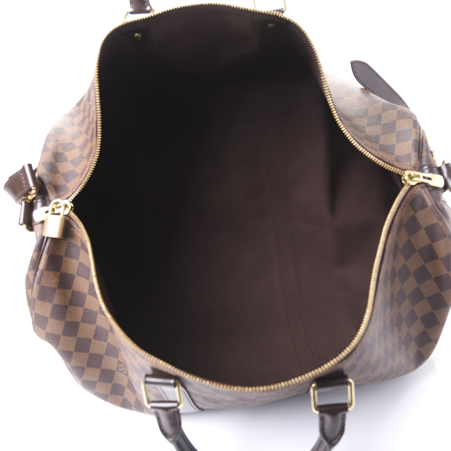 Louis Vuitton Damier Ebene Keepall Bandouliere 55 4 of 11