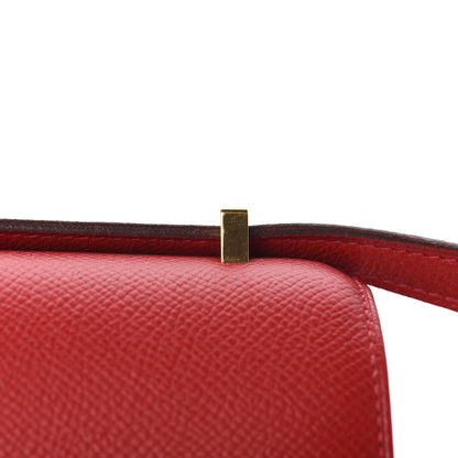 Hermes Epsom Constance 18 Rouge Casaque 15 of 20