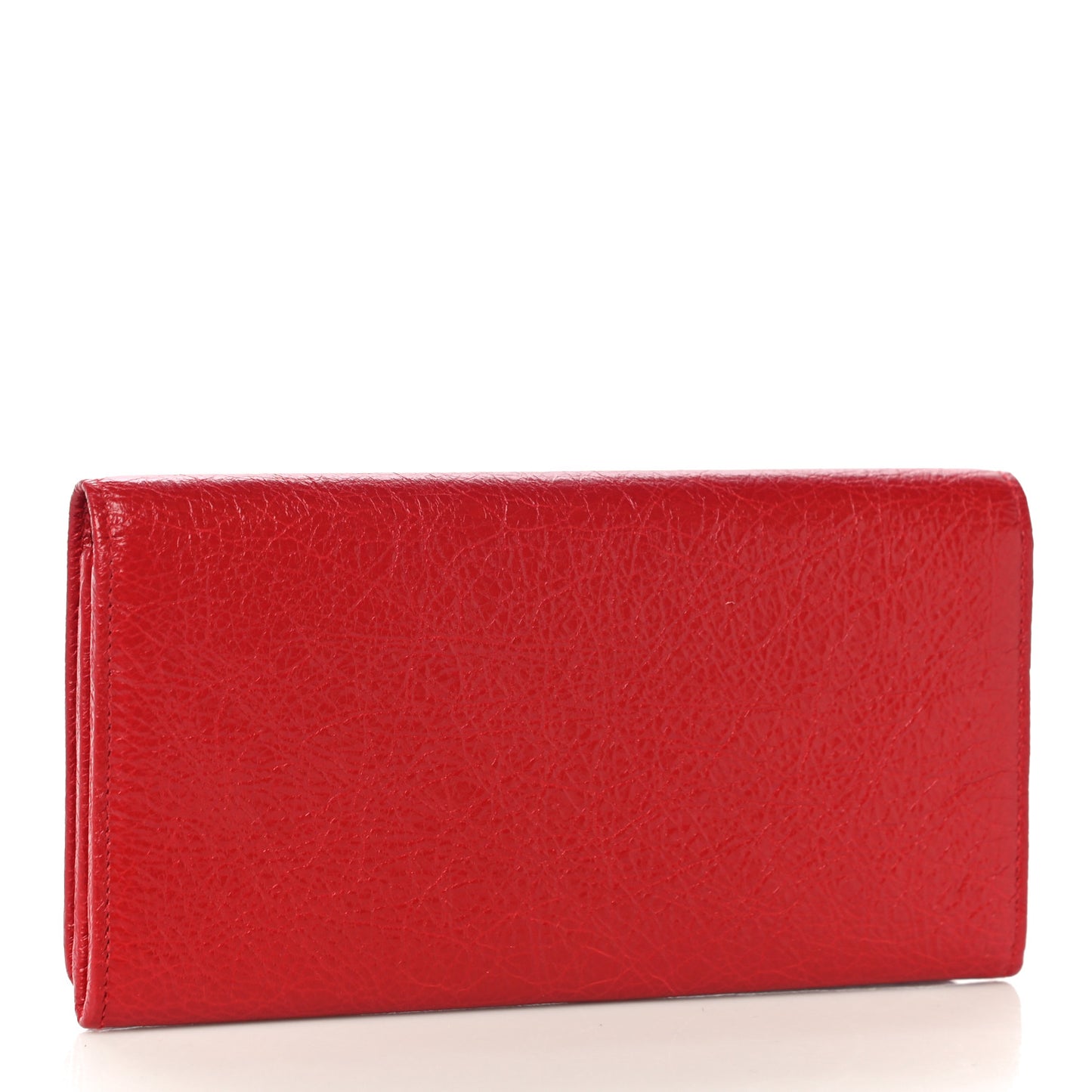 Agneau Classic Hardware Continental Zip Around Wallet Rouge Tango