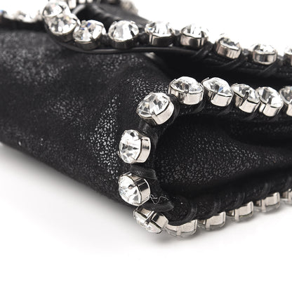 Stella McCartney Shaggy Deer Tiny Fold Over Falabella Crystal Crossbody Black 10 of 11