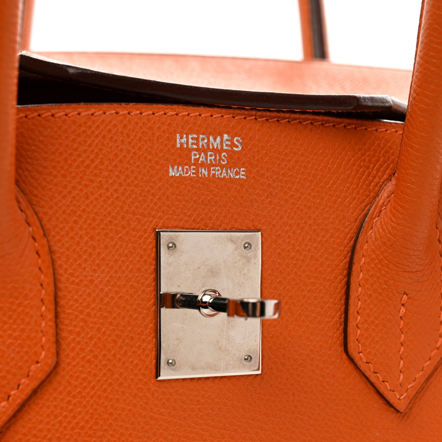 Epsom Birkin 35 Orange