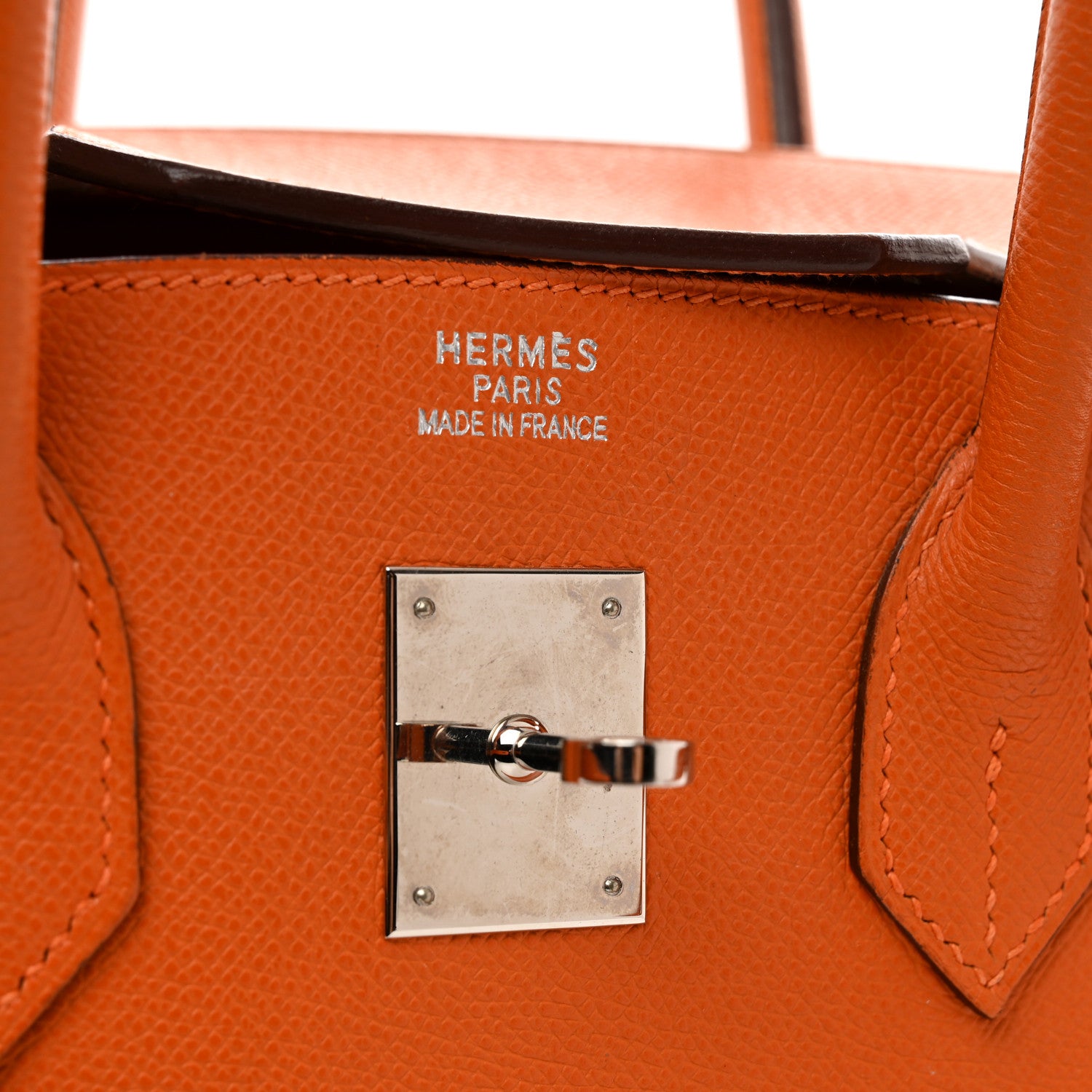 Hermes Epsom Birkin 35 Orange 8 of 16