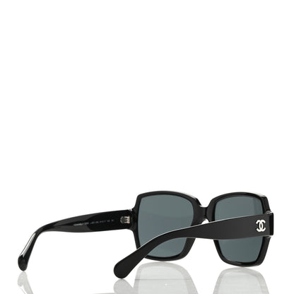 Chanel Acetate Square CC Sunglasses 5385 Black 4 of 8