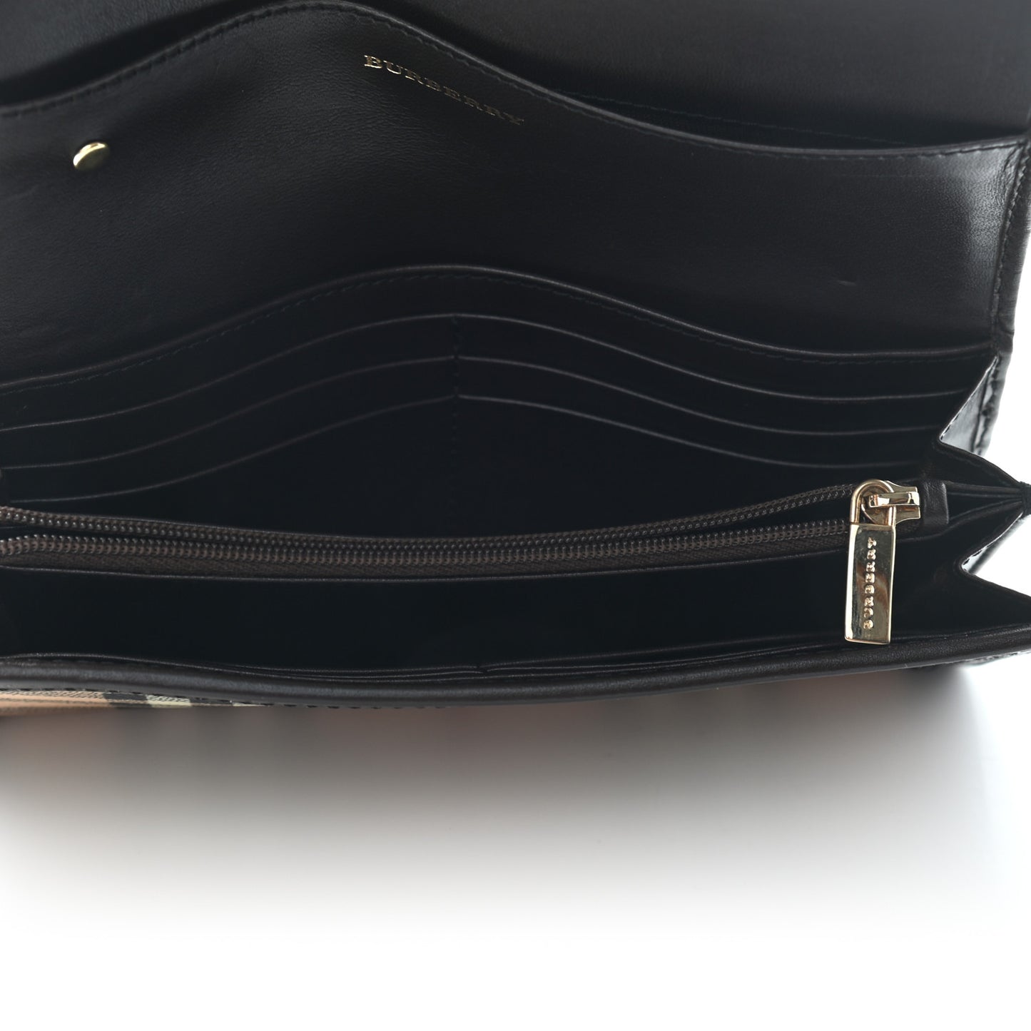 Haymarket Check Molly Continental Wallet Chocolate