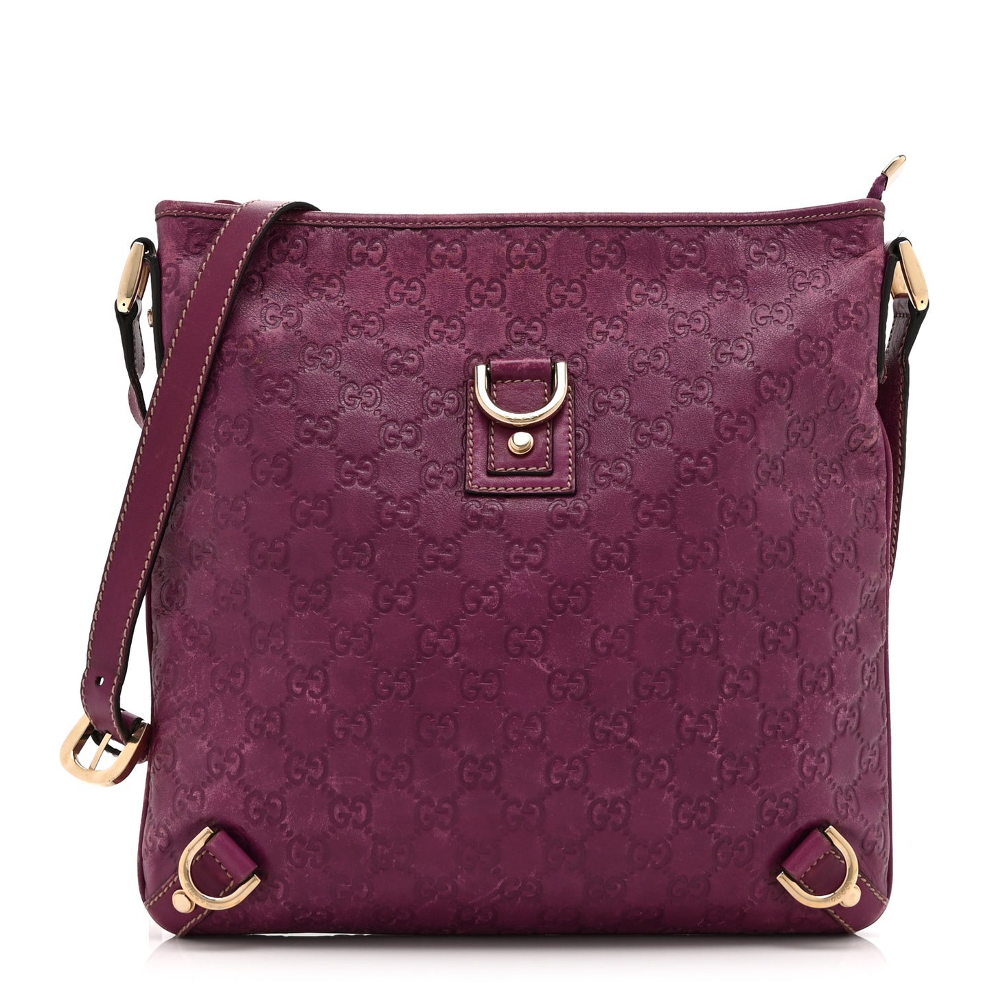 Guccissima Abbey Messenger Bag Purple