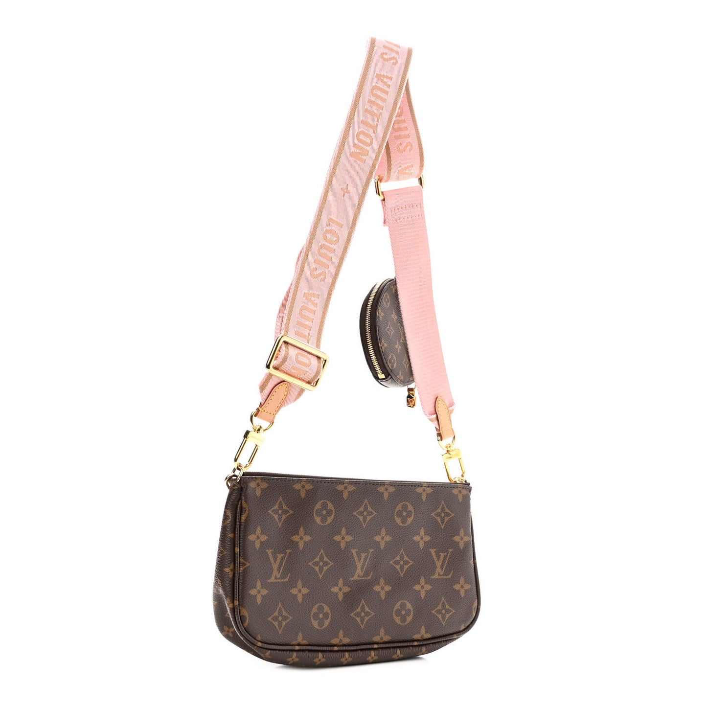 Monogram Multi Pochette Accessories Rose Clair