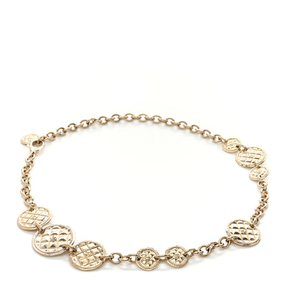 Chanel Chain Quilted CC Medallion Belt Gold 1 of 5