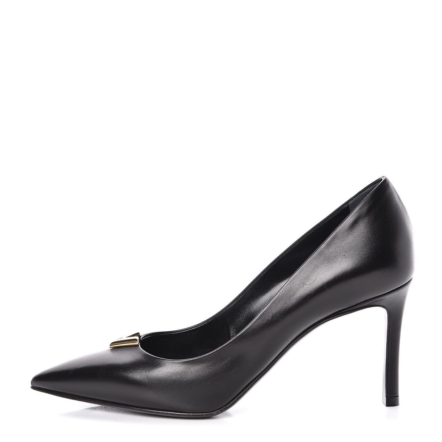 Calfskin Heartbreaker Pumps 36 Black