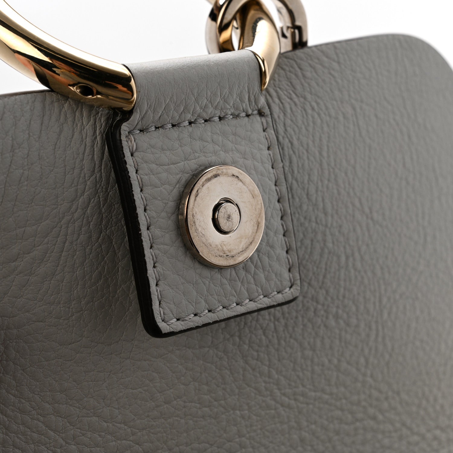 Chloe Suede Calfskin Medium Faye Backpack Airy Grey 16 of 16