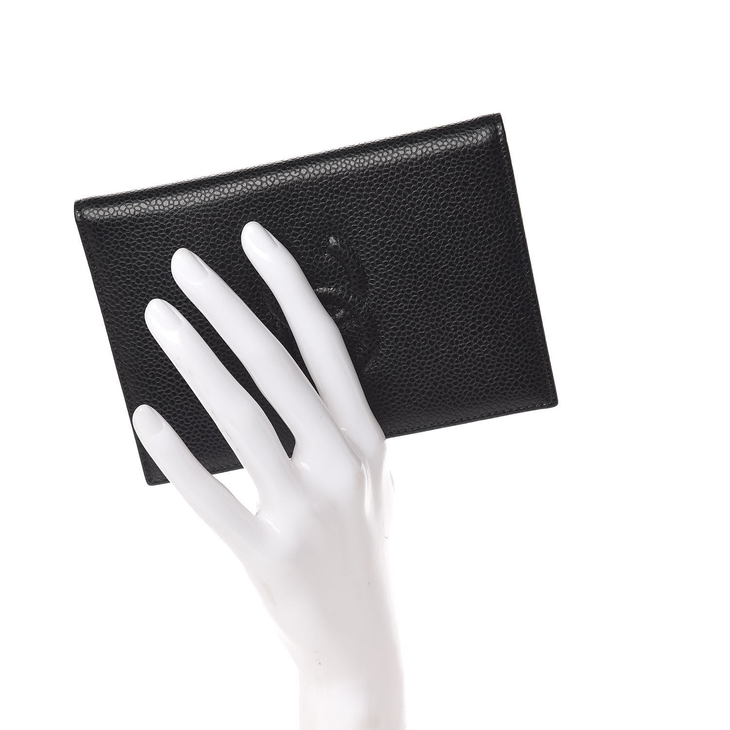 Chanel Caviar Timeless Passport Holder Black 2 of 8