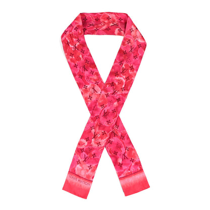Louis Vuitton Silk Monogram Ikat Summer Bandeau Rose Indien 1 of 7