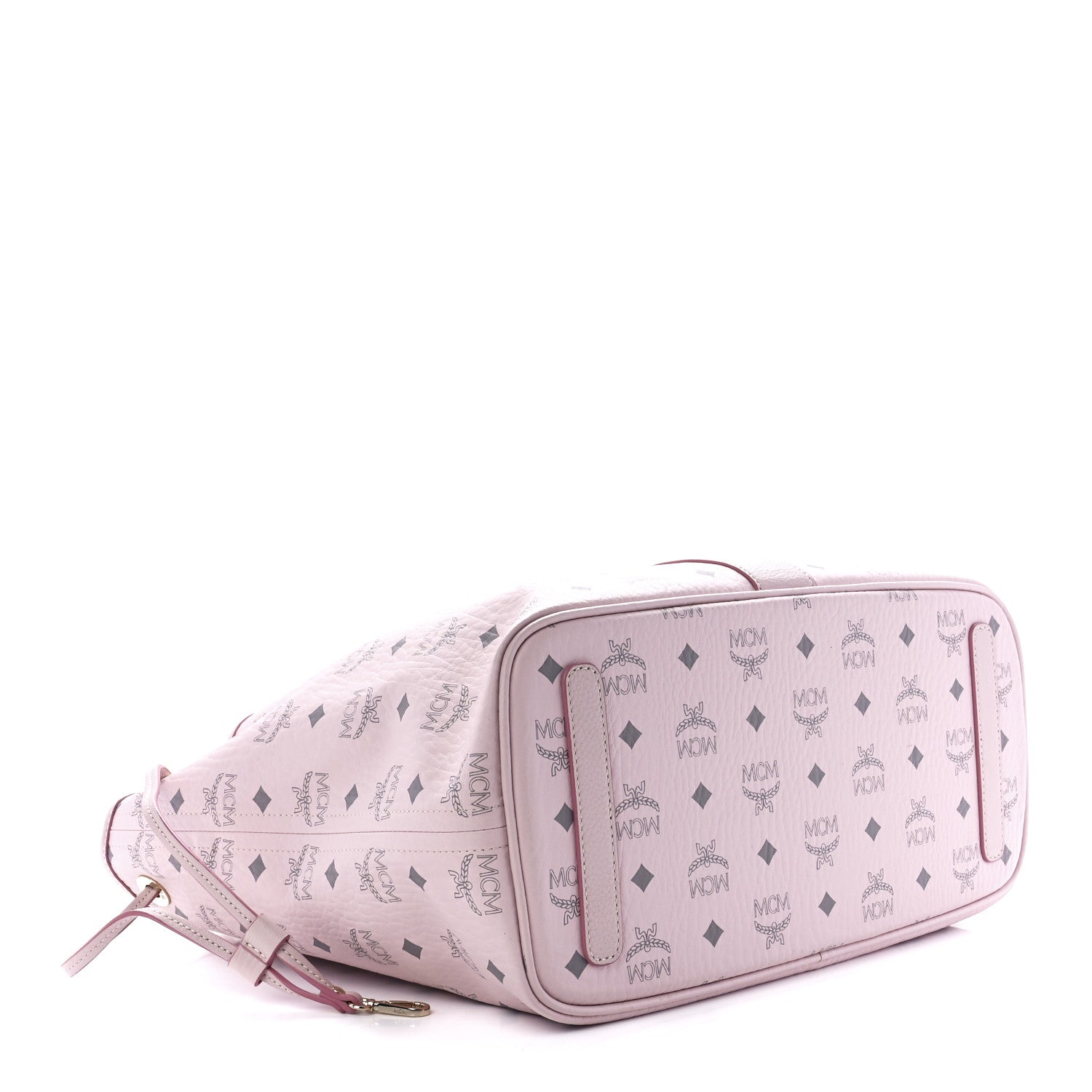 MCM Visetos Medium Liz Reversible Shopper Tote Powder Pink 7 of 22