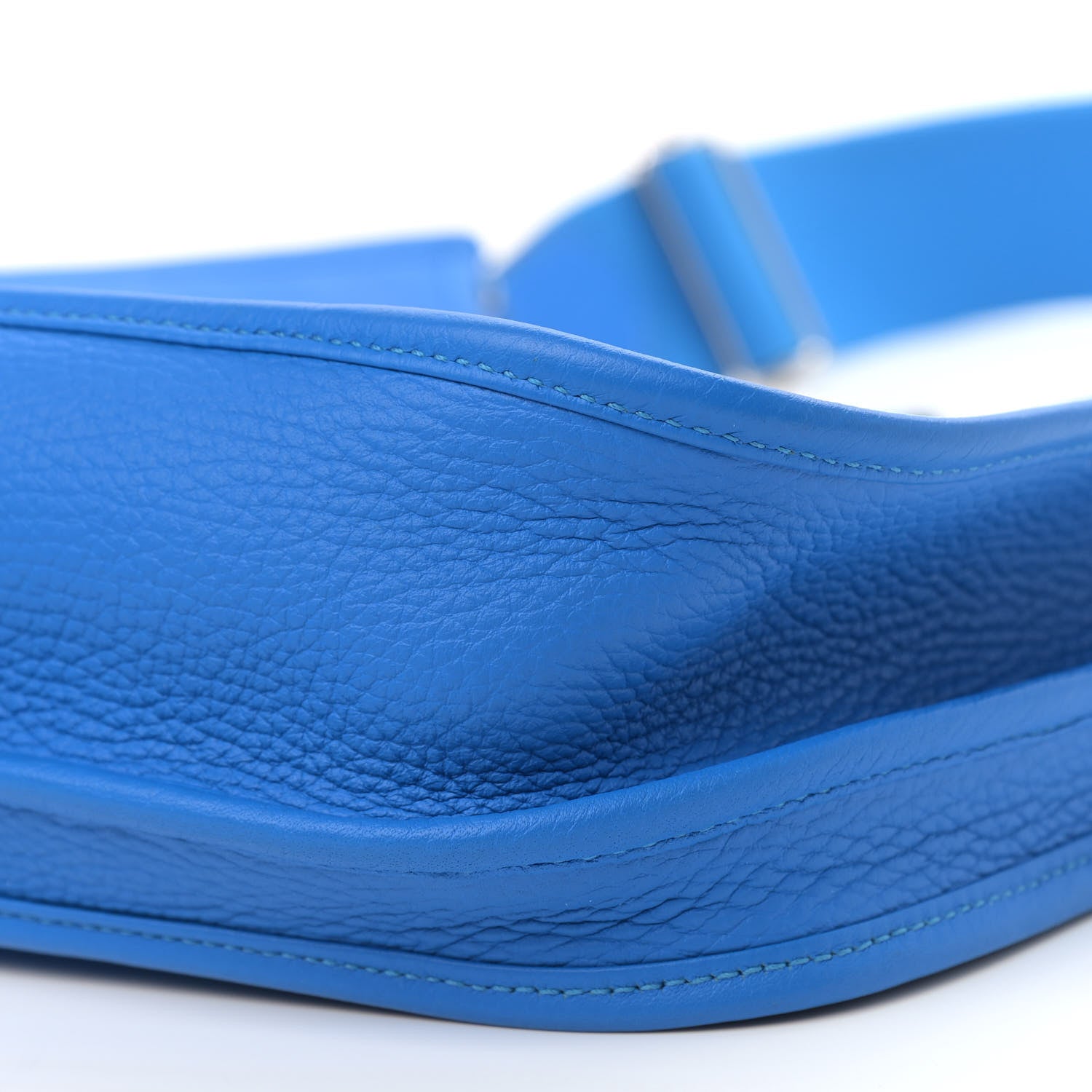 Hermes Taurillon Clemence Evelyne III PM Bleu Hydra 9 of 10