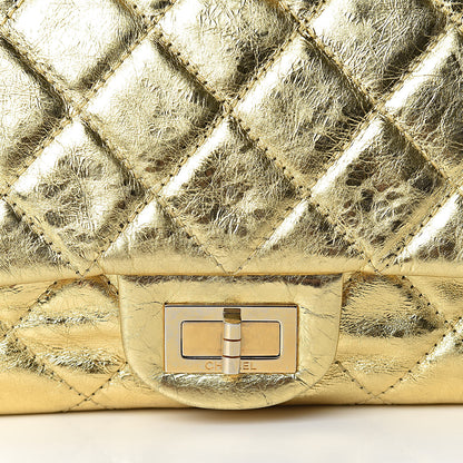 Chanel Metallic Aged Calfskin Quilted 2.55 Reissue 228 Flap Gold 12 of 16