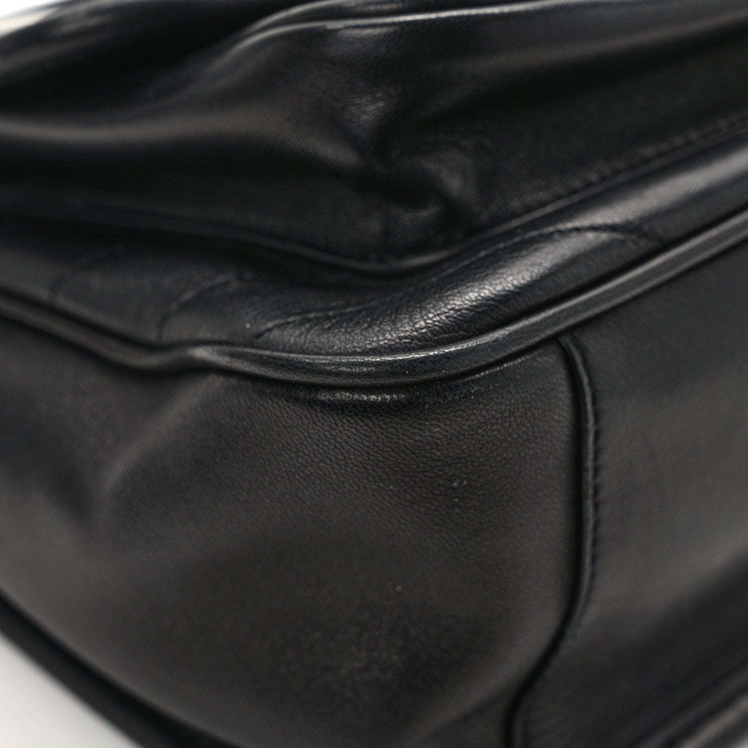 Saint Laurent Lambskin Matelasse Monogram Medium Niki Chain Satchel Black 10 of 13