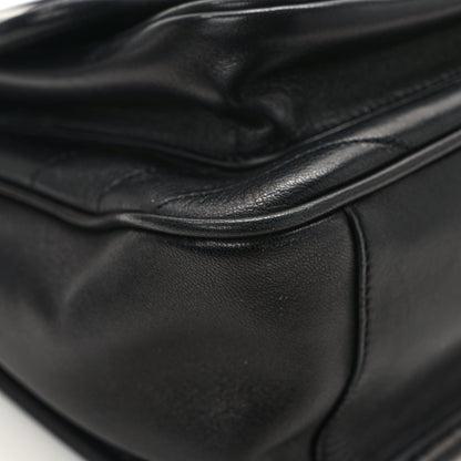 Saint Laurent Lambskin Matelasse Monogram Medium Niki Chain Satchel Black 10 of 13