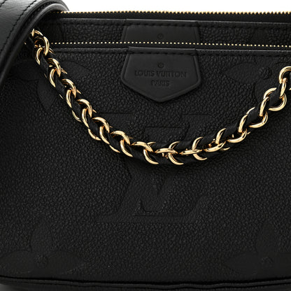 Louis Vuitton Empreinte Monogram Giant Multi Pochette Accessories Black 7 of 11