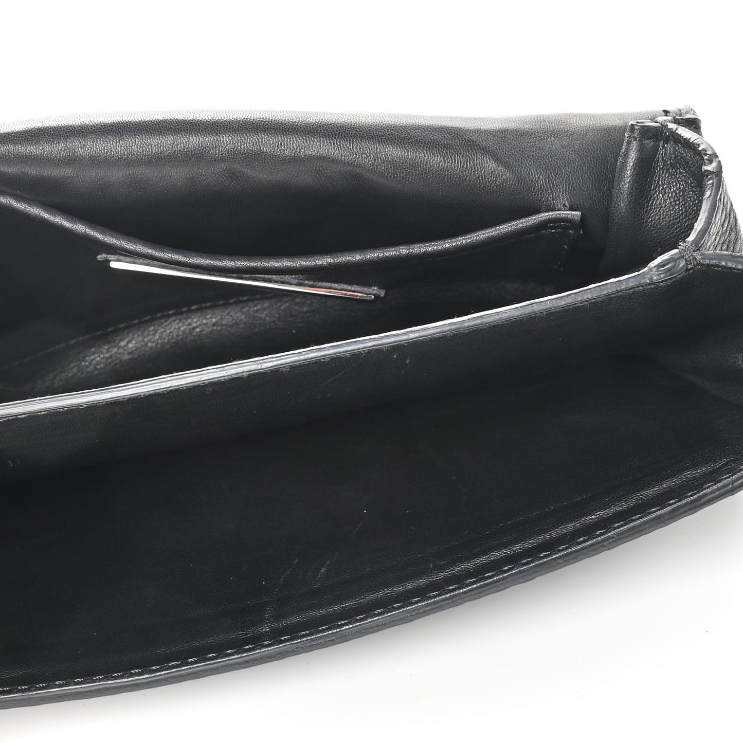 Pebbled Calfskin Crystal Studs Va Va Voom Shoulder Bag Black