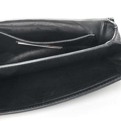 Valentino Garavani Pebbled Calfskin Crystal Studs Va Va Voom Shoulder Bag Black 4 of 8