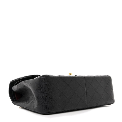 Chanel Caviar Quilted Jumbo Double Flap Black 4 of 11
