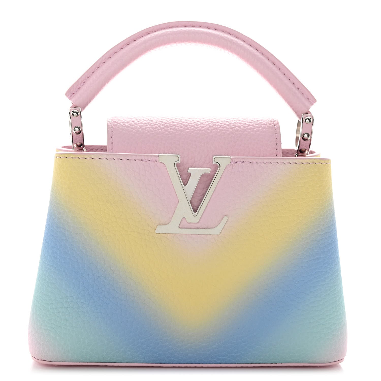 Louis Vuitton Taurillon Mini Degrade Rainbow V Capucines 1 of 9