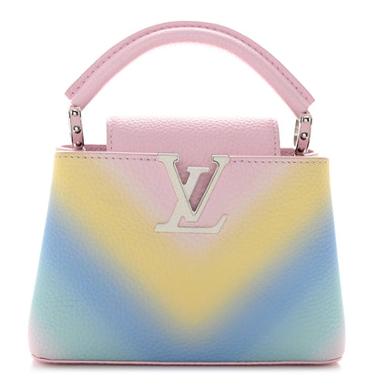 Louis Vuitton Taurillon Mini Degrade Rainbow V Capucines 1 of 9