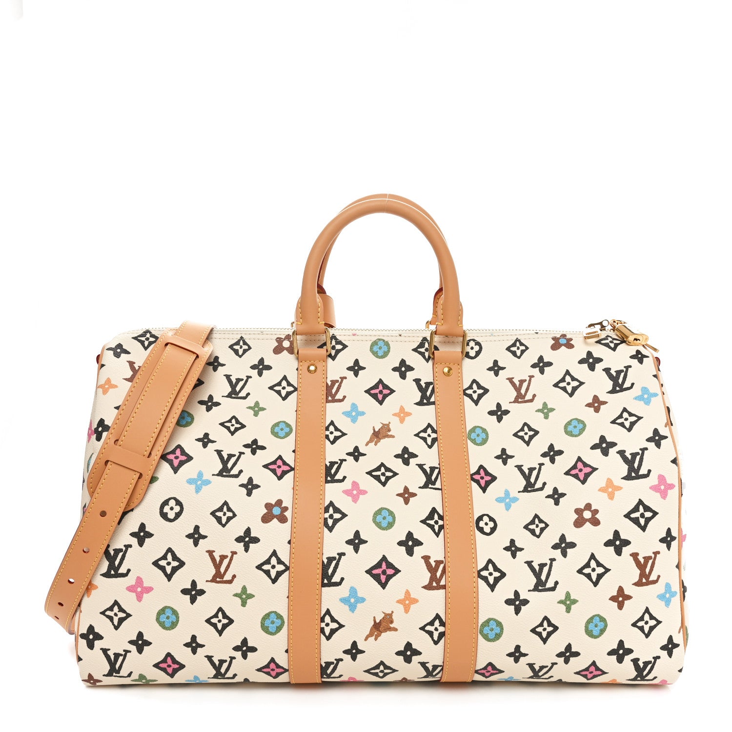 Louis Vuitton Monogram Craggy Keepall Bandouliere 45 Vanilla 1 of 9