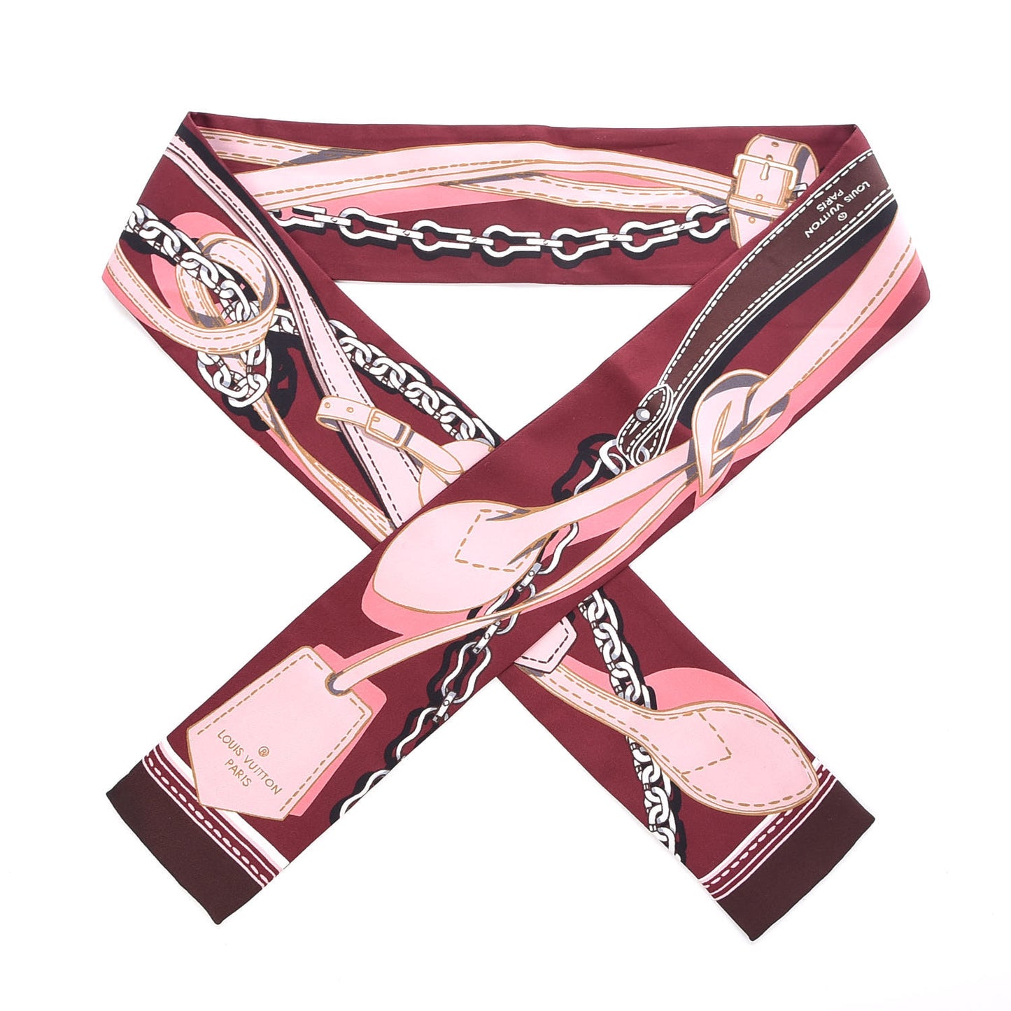 Silk Handle Me Bandeau Bordeaux