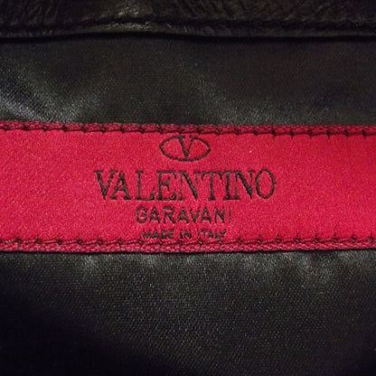 Valentino Garavani Leather Rosette Tote Black 7 of 10