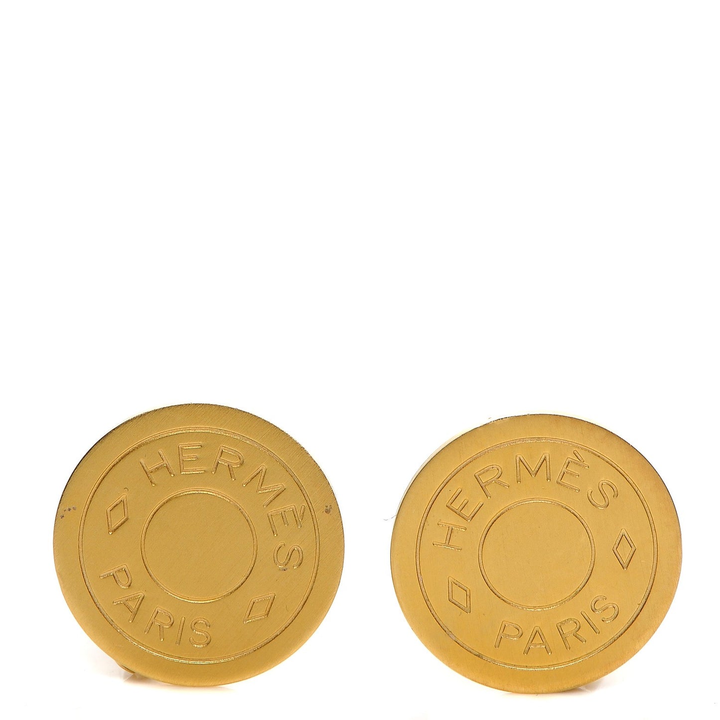 Clou De Selle Clip On Earrings Gold