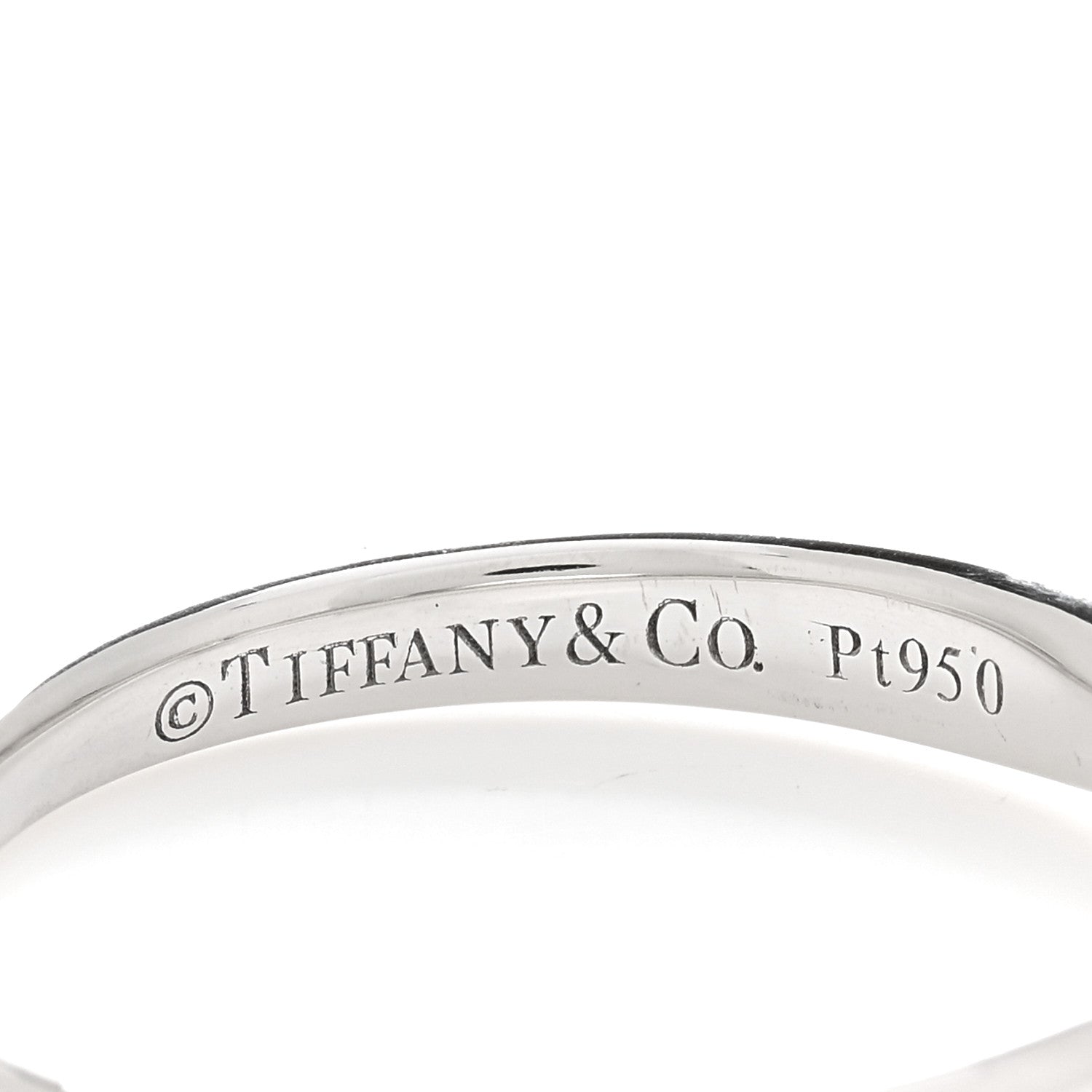 Tiffany Platinum Diamond .21ct Harmony Solitaire Engagement Ring 48 4.5 4 of 5