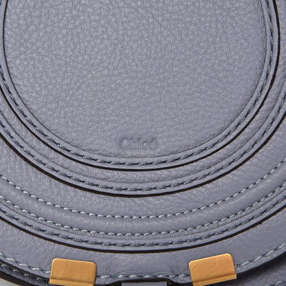 Chloe Calfskin Mini Marcie Round Crossbody Bag Washed Blue 6 of 8
