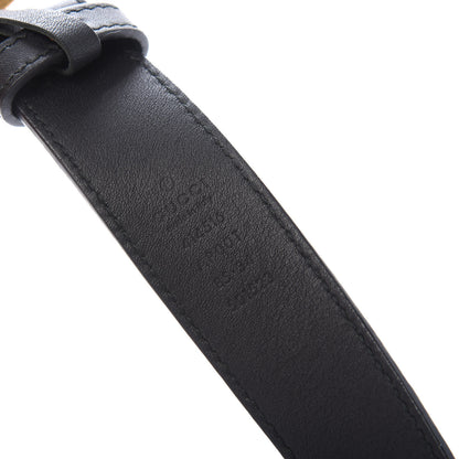Gucci Calfskin Double G 30mm Belt 85 34 Black 3 of 5