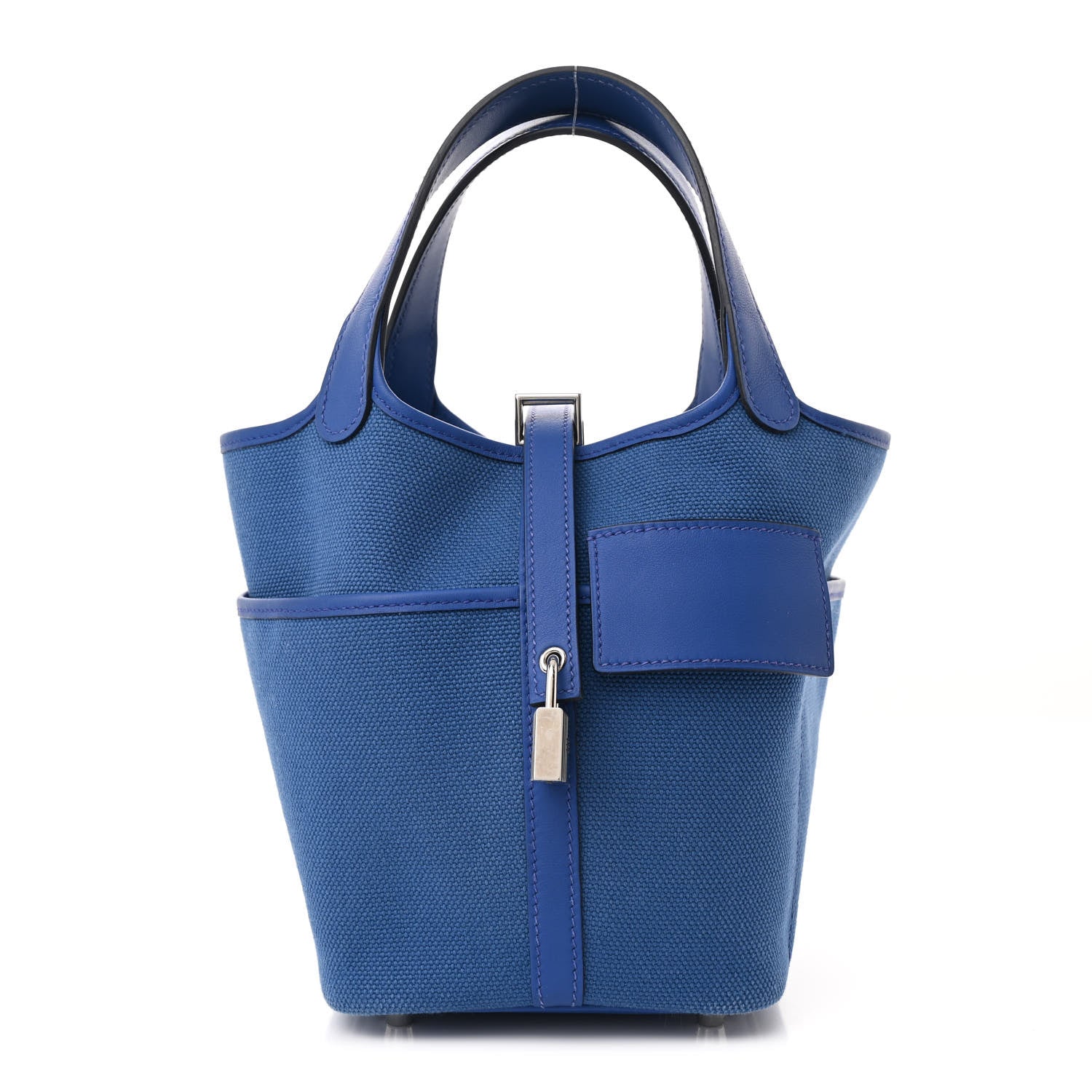 Hermes Toile Goeland Swift Cargo Picotin Lock 18 Bleu France 1 of 10