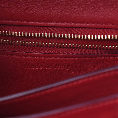 Celine Smooth Calfskin Small Classic Box Flap Bag Red 6 of 12