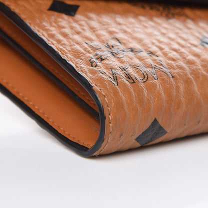 MCM Visetos Large Patricia Wallet On Chain Cognac 8 of 13