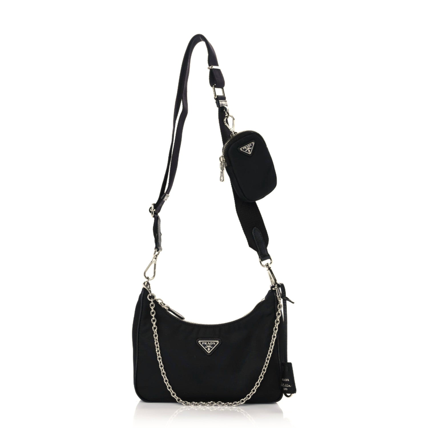 Prada Nylon Re-Edition 2005 Shoulder Bag Black 1 of 9