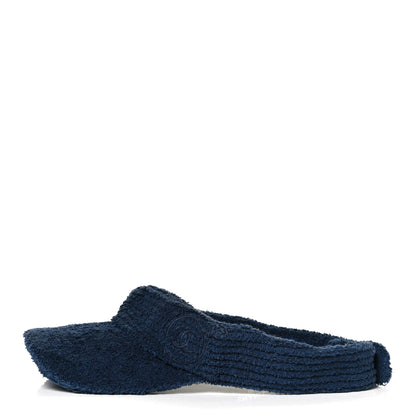 Chanel Cotton Terrycloth CC Visor Blue 3 of 7