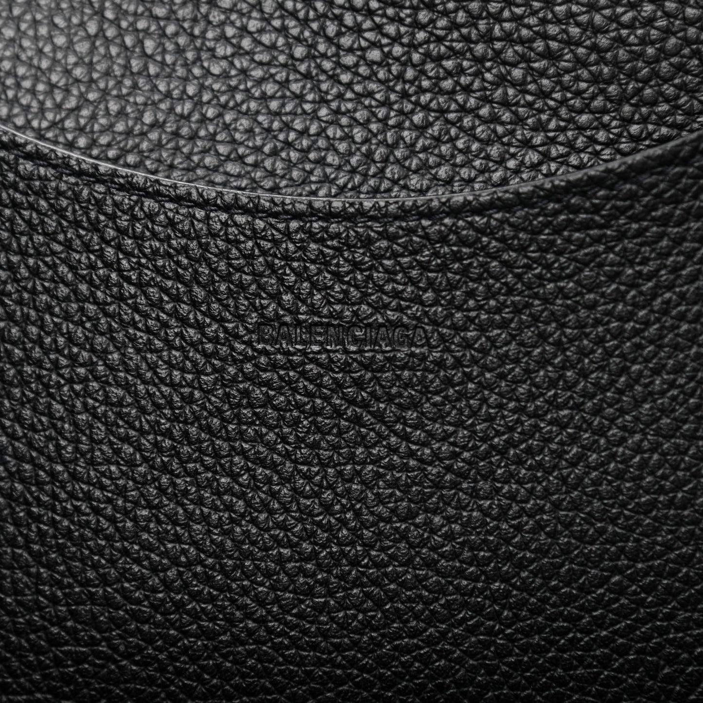 Grained Calfskin Black Hardware Neo Classic City Black