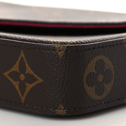 Louis Vuitton Monogram Pochette Felicie Chain Wallet Fuchsia 11 of 12